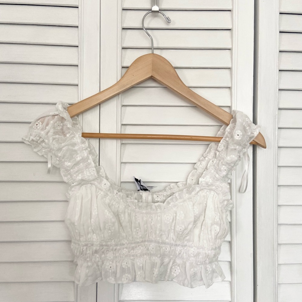Princess Polly Carlita cropped size 6 top NWT